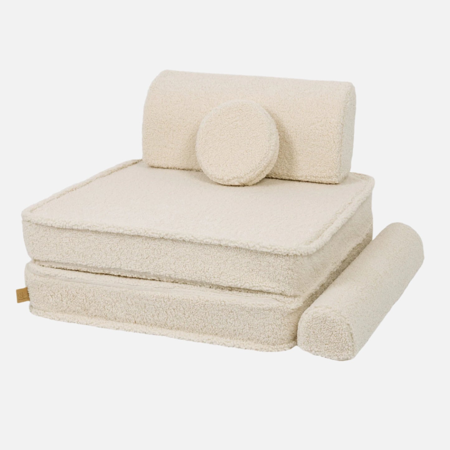 Large Modular Sofa for Kids - Premium Bearly, Cream