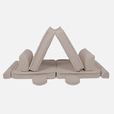 Large Modular Sofa for Kids - Premium Bearly, Light Grey