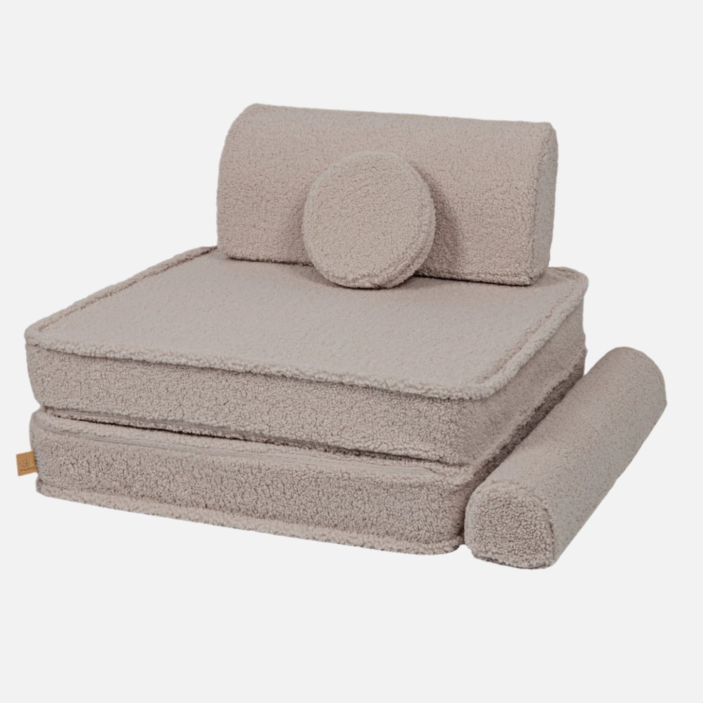 Large Modular Sofa for Kids - Premium Bearly, Light Grey