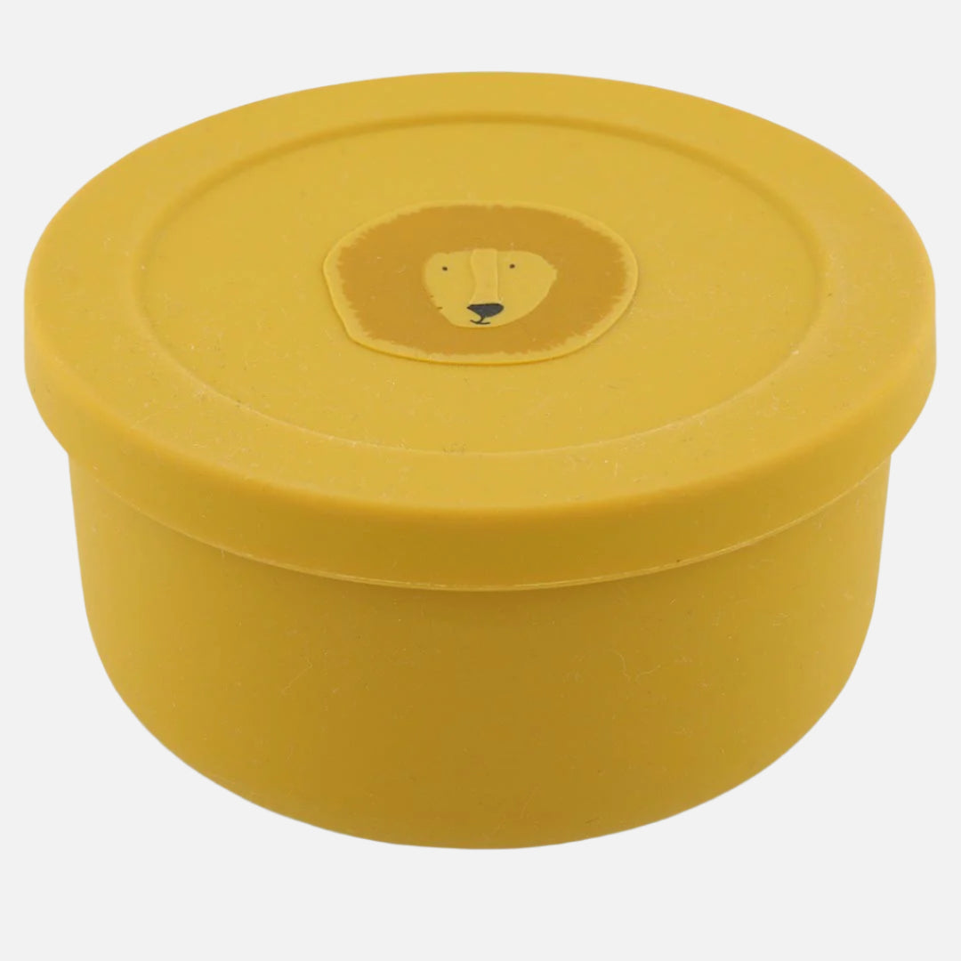 Silicone Snack Container with Lid - Mr. Lion