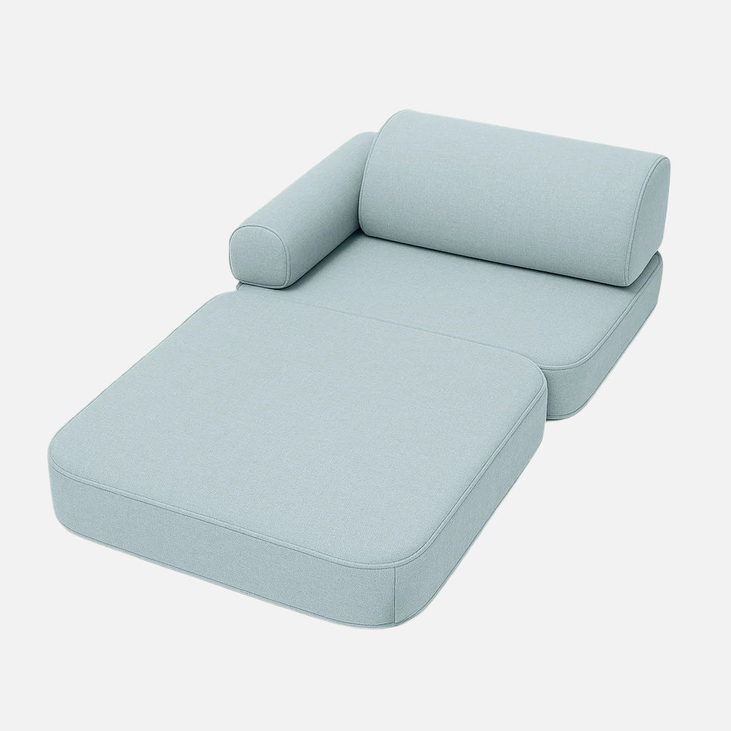 Small Indoor/Outdoor Outzy Pocket Sofa For Children - Cloudberry Sky Blue