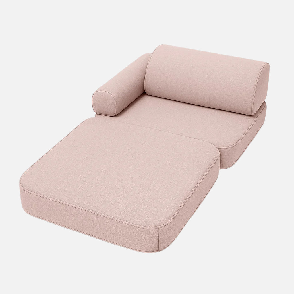 Small Indoor/Outdoor Outzy Pocket Sofa For Children - Rosy Dune Pink