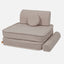 Large Modular Sofa for Kids - Premium Bearly, Light Grey