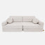 Large Modular Sofa for Kids - Premium Boucle, Champagne Ecru
