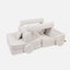 Large Modular Sofa for Kids - Premium Boucle, Champagne Ecru