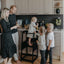 Montessori Helper Tower Step Stool / Kitchen Tower with BLACKBOARD