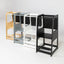 Montessori Helper Tower Step Stool / Kitchen Tower with BLACKBOARD