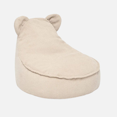 Sėdmaišis MeowBaby® Slimcord Teddy Sako Bag - Beige