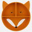 Silicone Divided Suction Plate for Kids - Mr. Fox