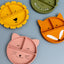 Silicone Divided Suction Plate for Kids - Mr. Fox
