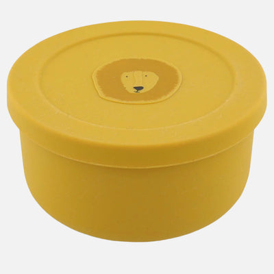 Silicone Snack Container with Lid - Mr. Lion