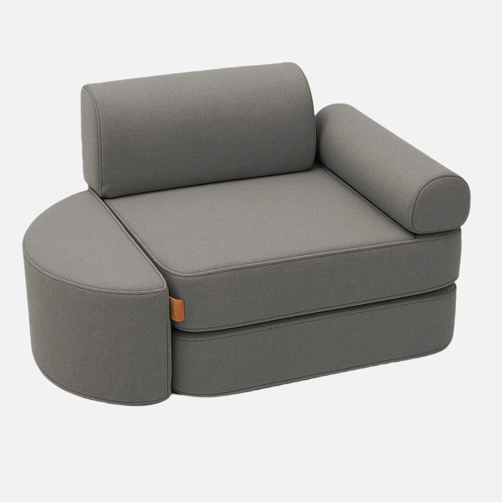 Small Indoor/Outdoor Outzy Pocket Sofa For Children - Clay Taupe