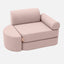 Small Indoor/Outdoor Outzy Pocket Sofa For Children - Rosy Dune Pink
